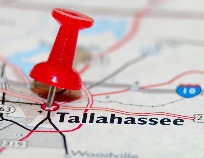 Tallahassee map